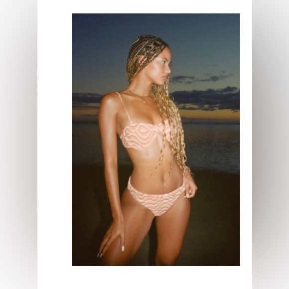 Out From Under Printed V-Front Bikini Bottom - Picture 4 of 4